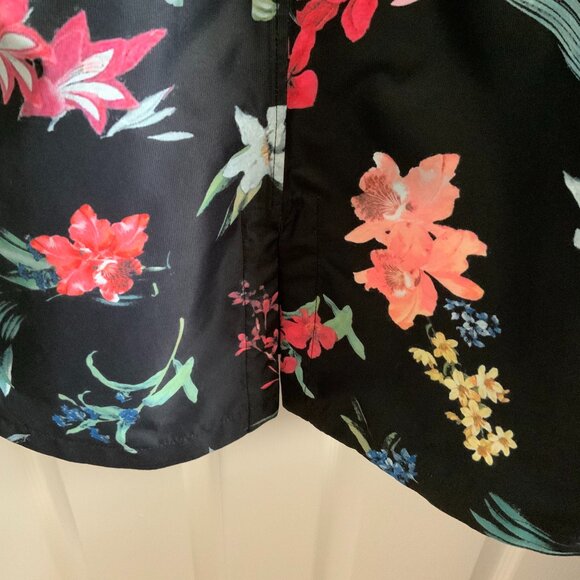 LADIES SOFT SHELL HOODED FLORAL JACKET by ETAGE SIZE XXL - Picture 4 of 11